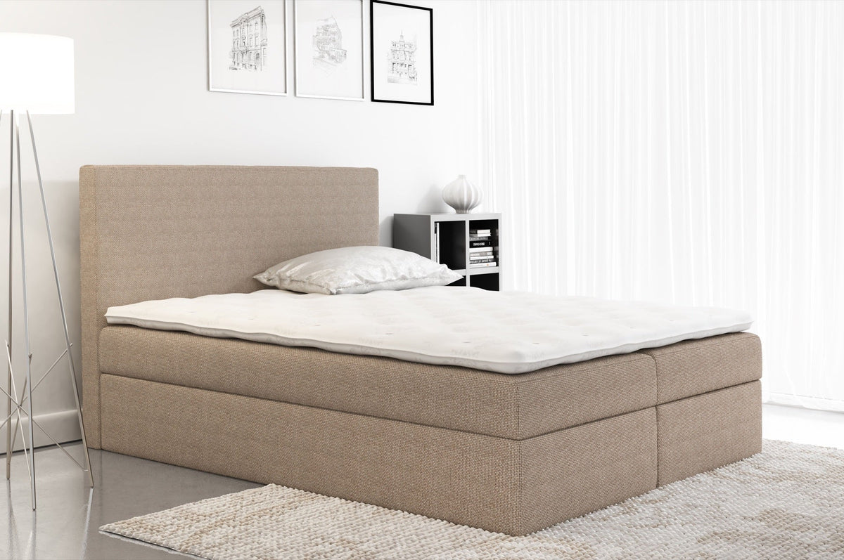 Rubin continental bed with bedding storage compartment – Olimp 1 – front view – image 1