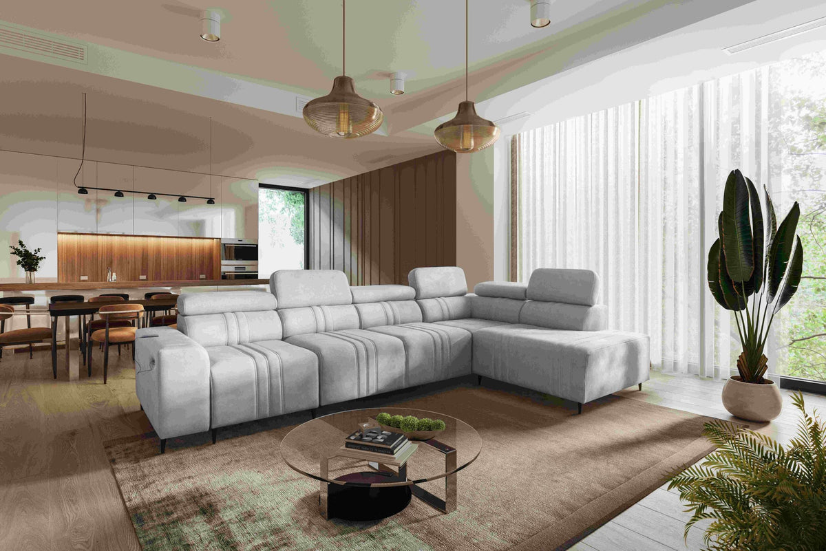 Verona XI corner sofa bed – left-hand