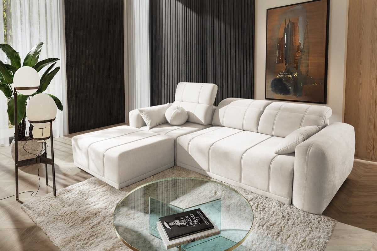 Luxor I corner sofa bed – right-hand
