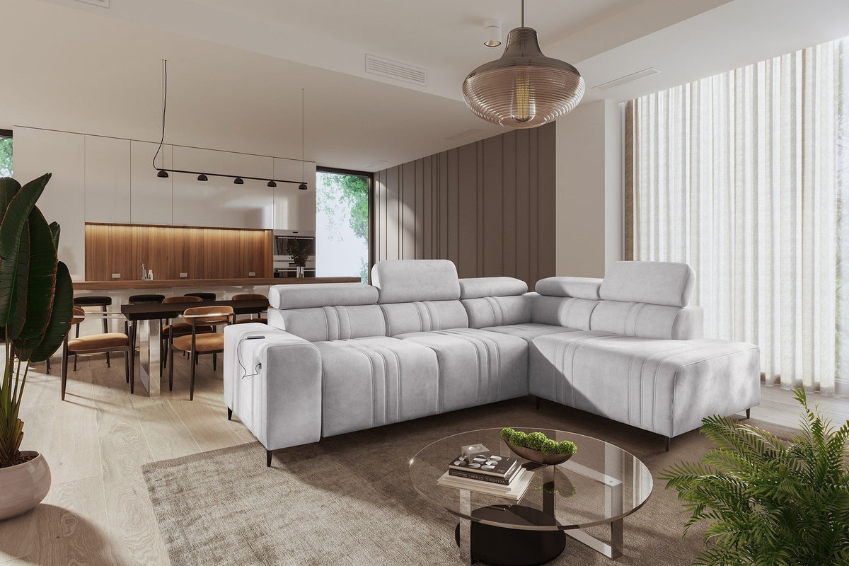Verona VII corner sofa bed – left-hand