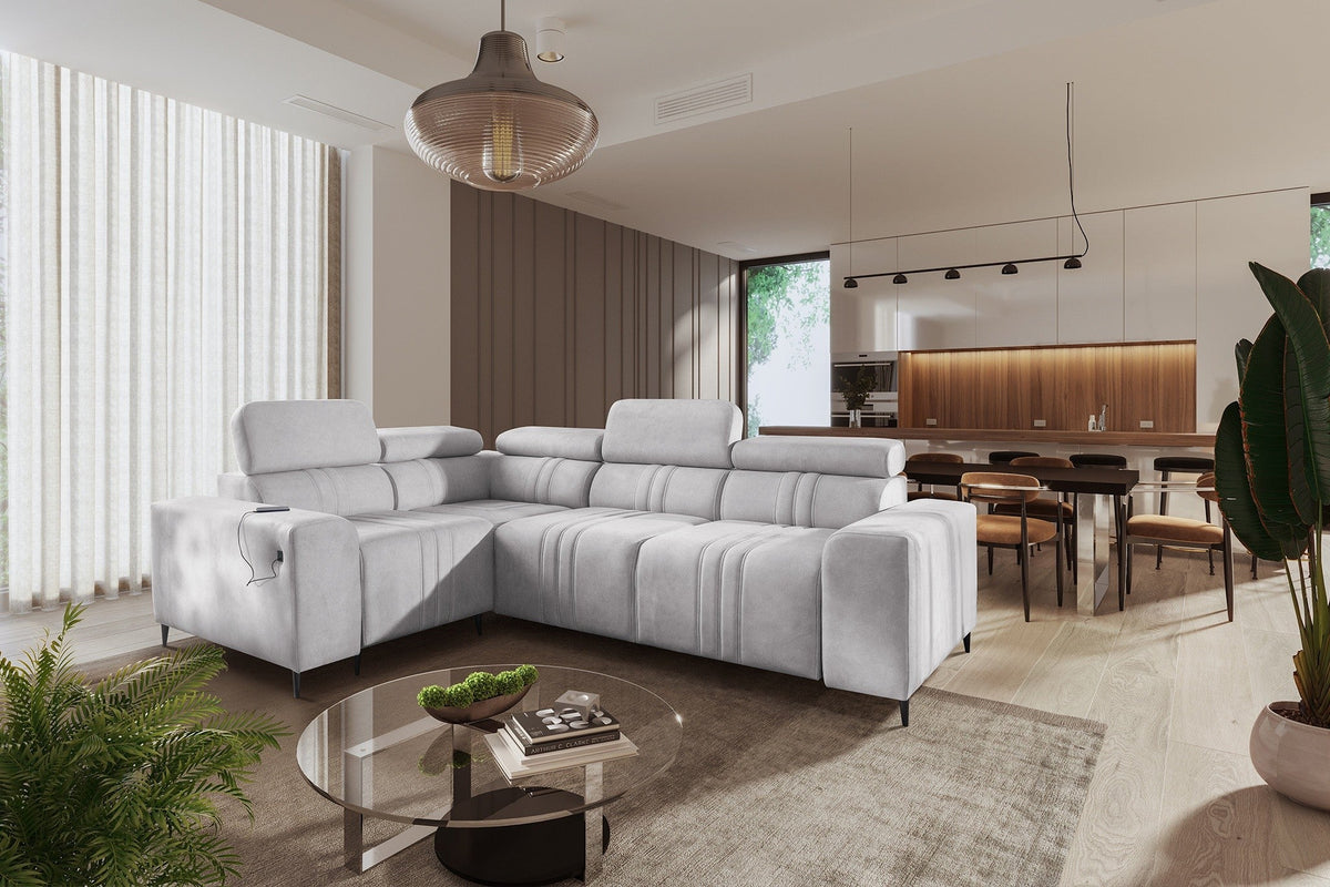 Verona II corner sofa bed – right-hand