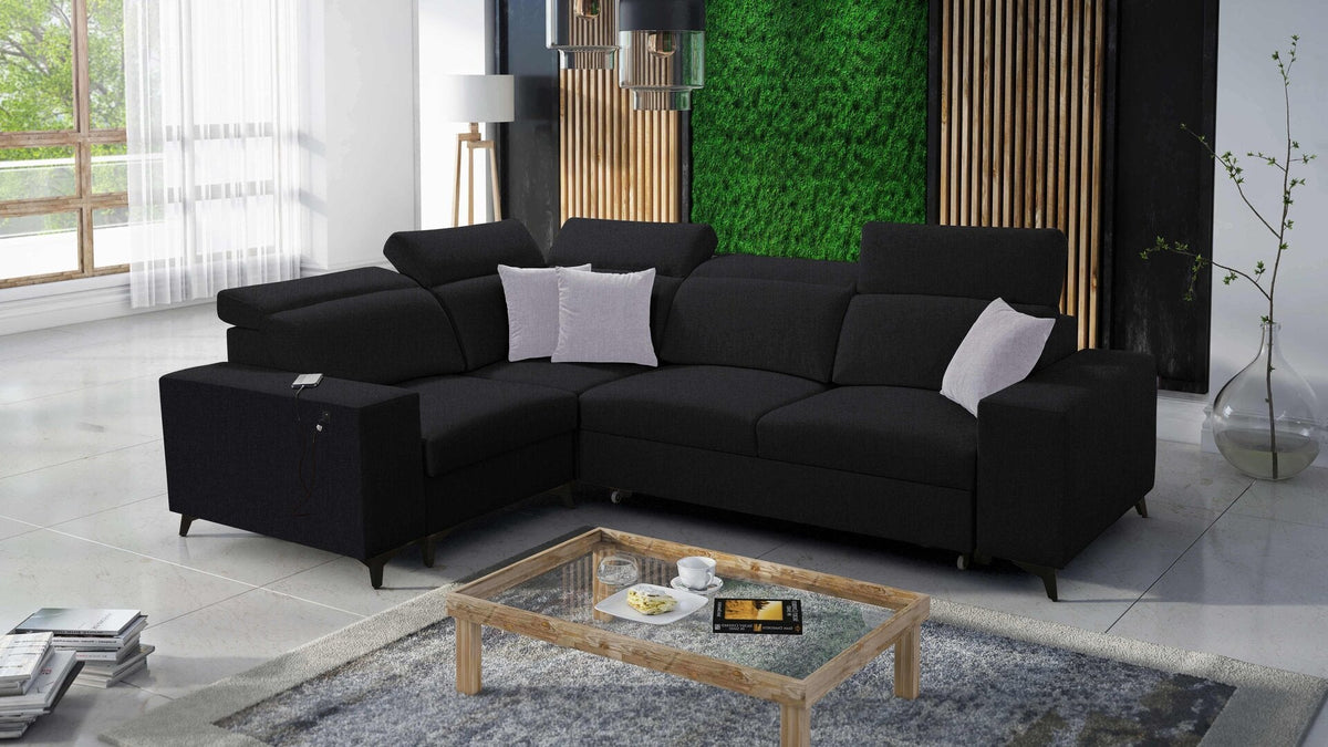 Alto II Mix corner sofa bed – left-hand