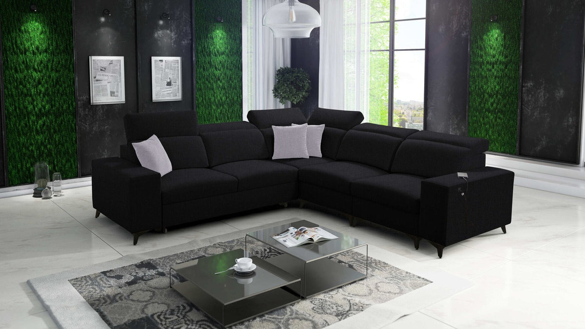 Alto III Mix corner sofa bed – right-hand