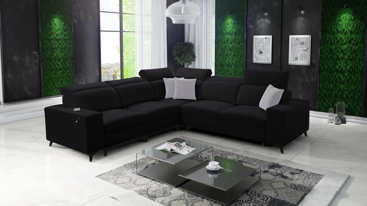 Alto III Mix corner sofa bed – left-hand