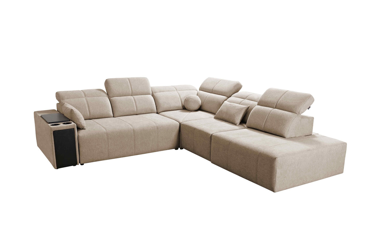 Milano IX corner sofa bed – left-hand