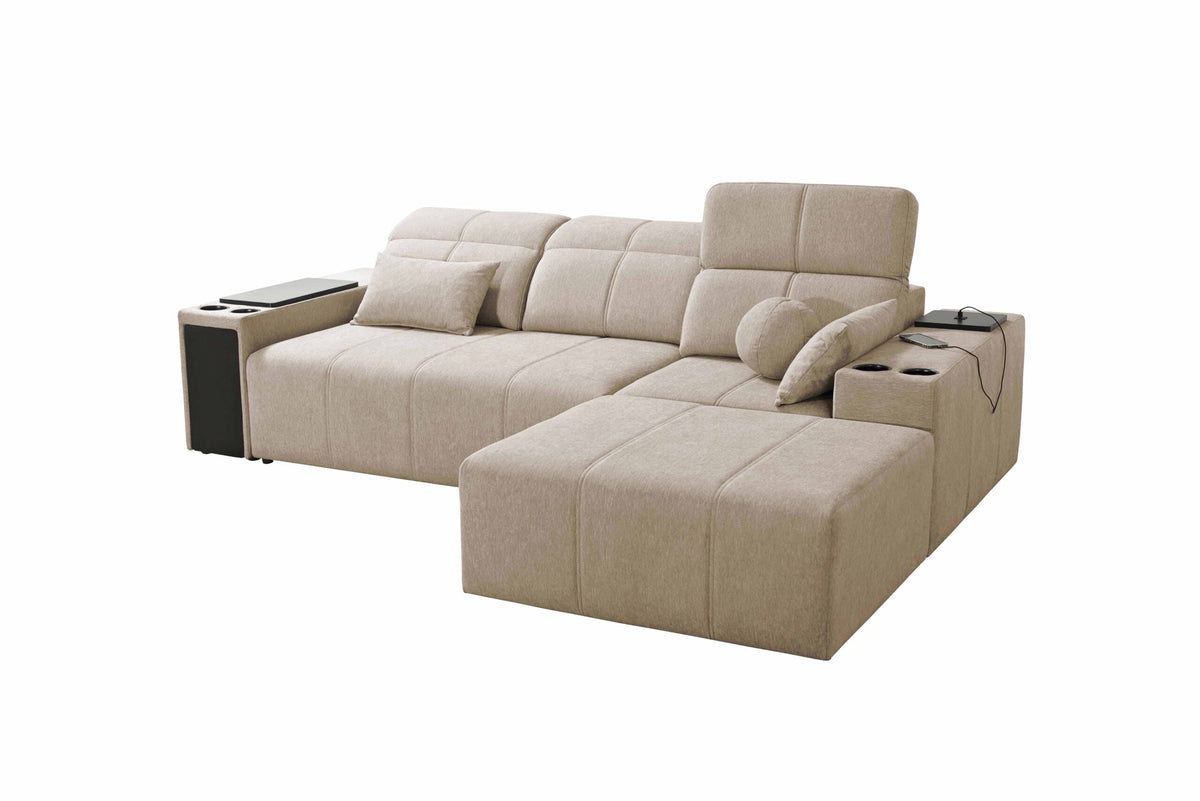 Milano I corner sofa bed – right-hand