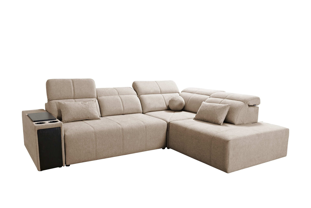 Milano VII corner sofa bed – left-hand