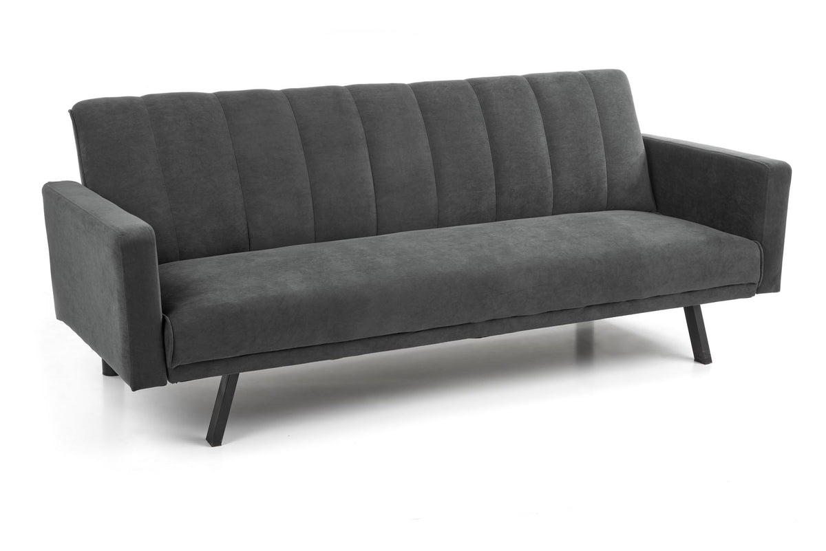 ARMANDO Velvet Sofa Bed – Ash Grey – image 1