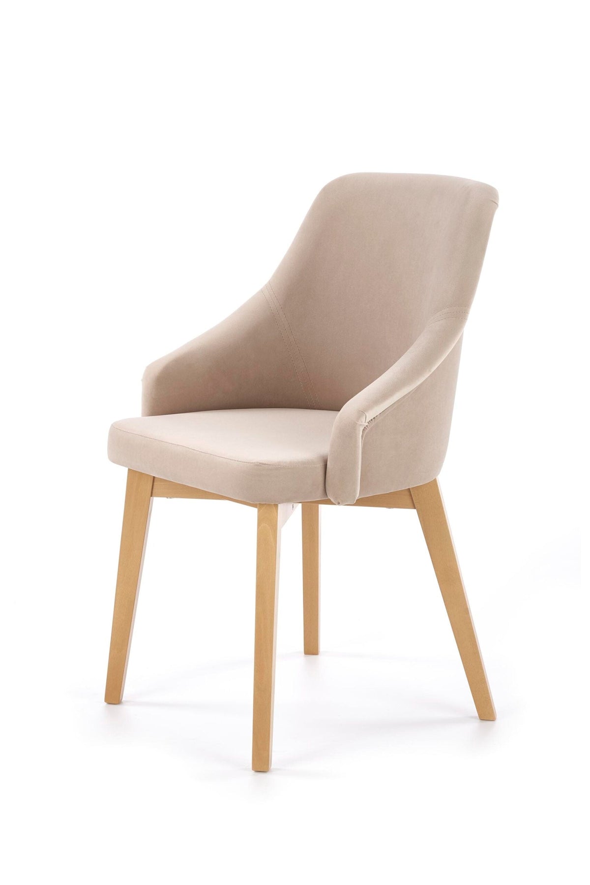 TOLEDO 2 chair honey oak – Solo 252 – front view – image 1