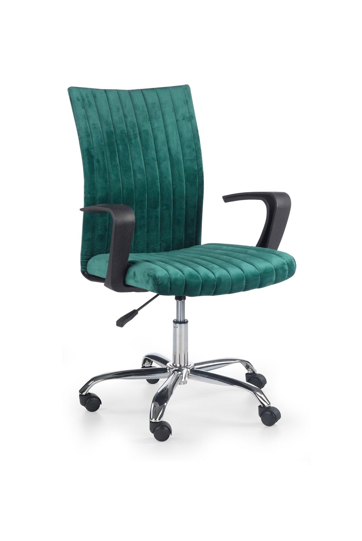 DORAL Velvet Youth Desk Chair – Dark Green – Bluvel 78 – image 1