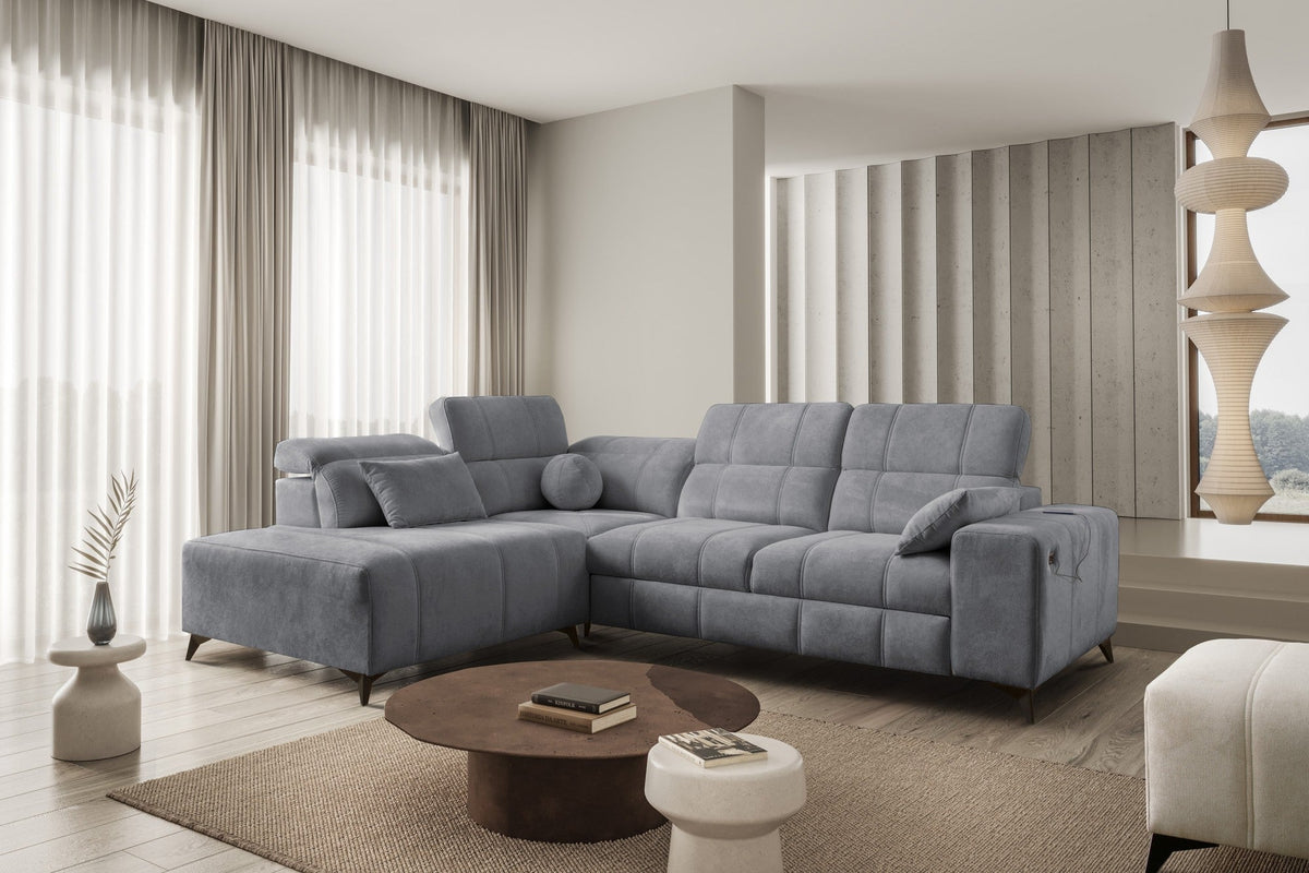 BALLAGIO VII corner sofa bed – right-hand