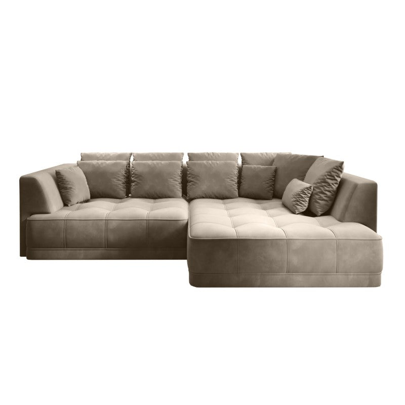 TIGA BOX Right-hand corner sofa bed – seat adjustment