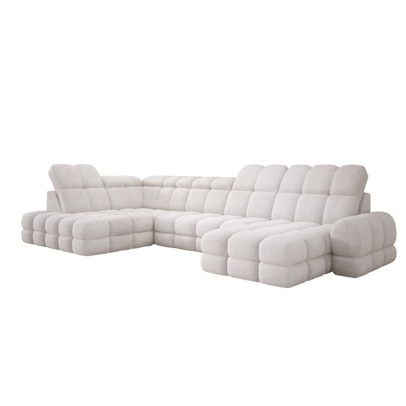 TOLLO XL Left-hand corner sofa with electric seat adjustment – Anthology 01 – front view – image 1