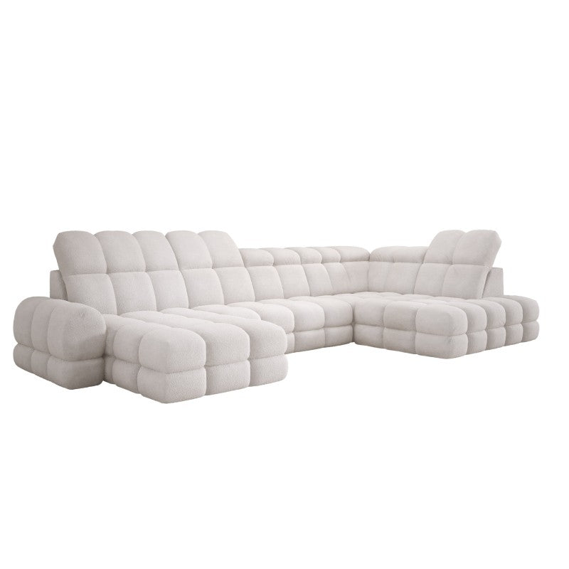 TOLLO XL Right-hand corner sofa with electric seat adjustment – Anthology 01 – front view – image 1
