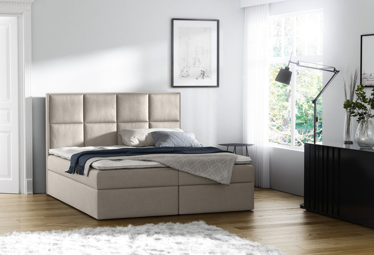 Only continental bed with a bedding storage compartment – Casablanca 2301 – front view – image 1