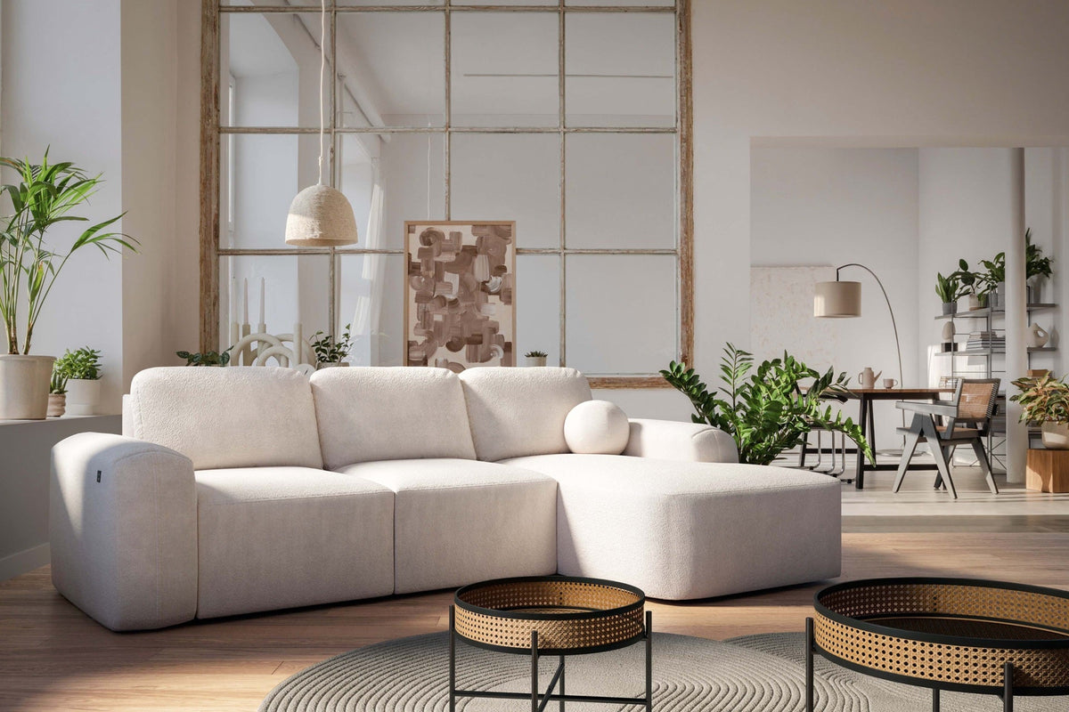 Monaco I corner sofa bed – left-hand