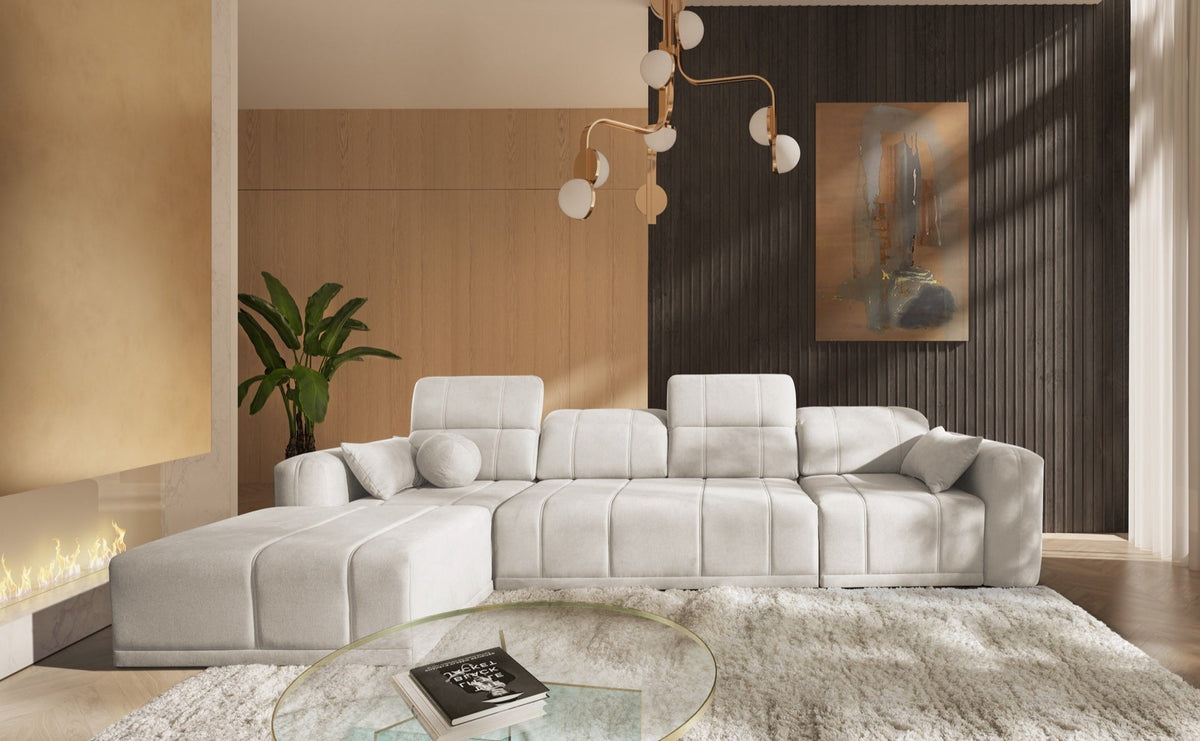 Luxor XII corner sofa bed – right-hand