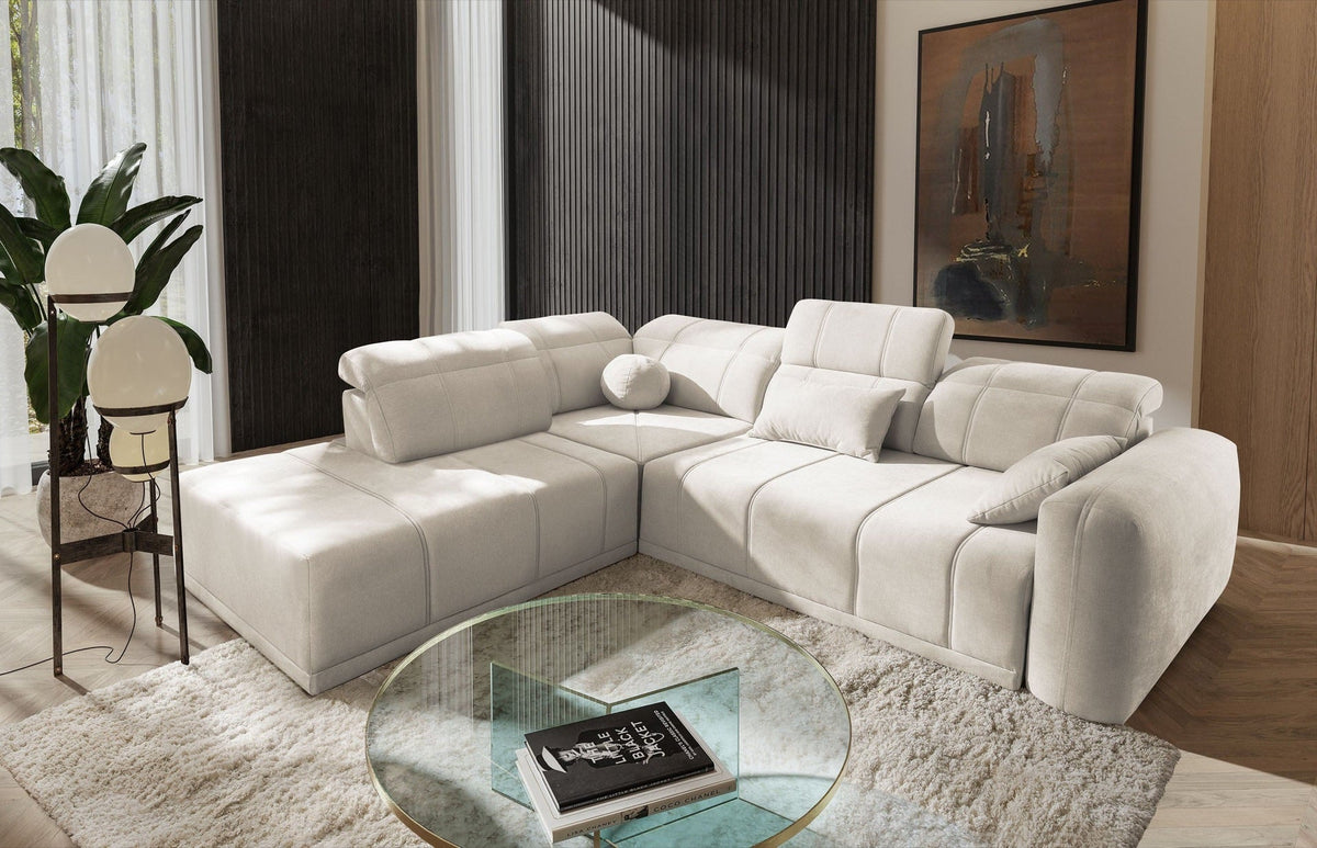 Luxor VII corner sofa bed – right-hand