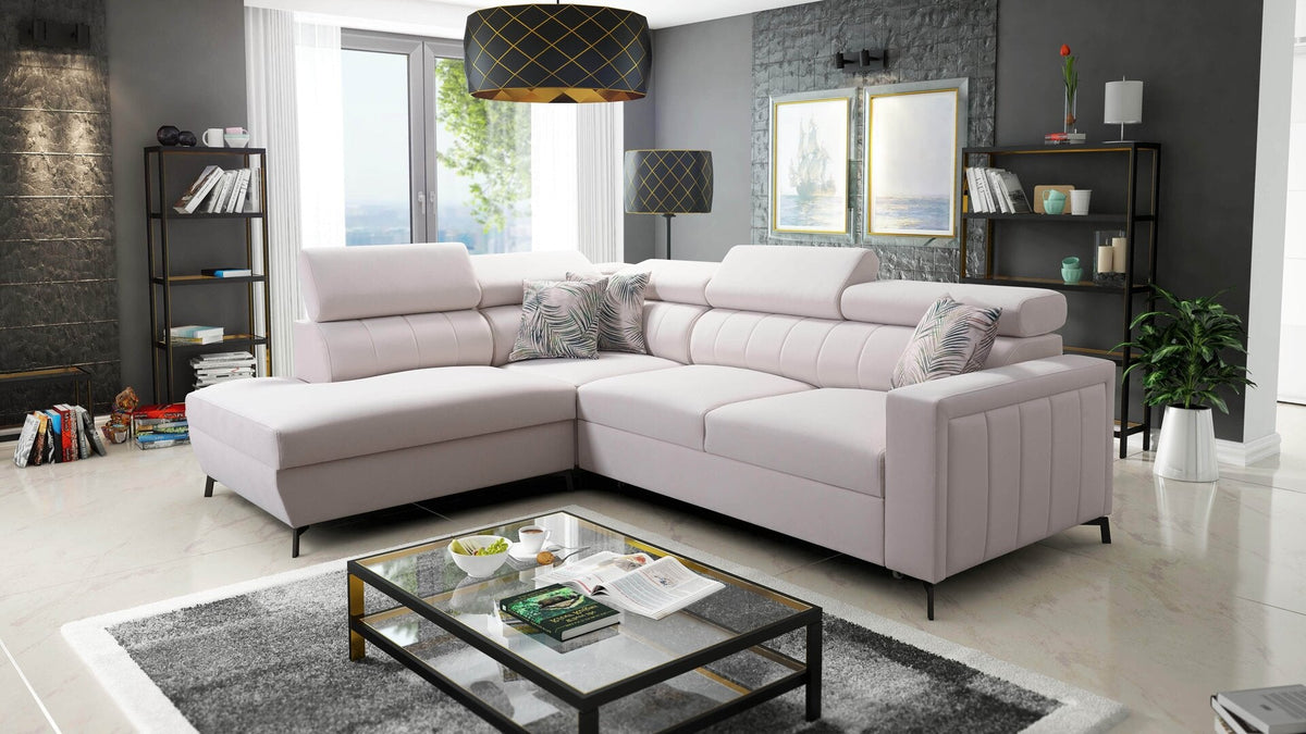 Arco III maxi corner sofa bed – left-hand