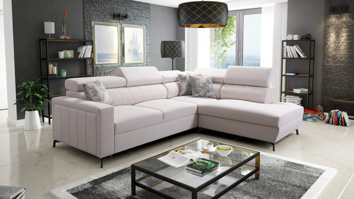 Arco III maxi corner sofa bed – right-hand