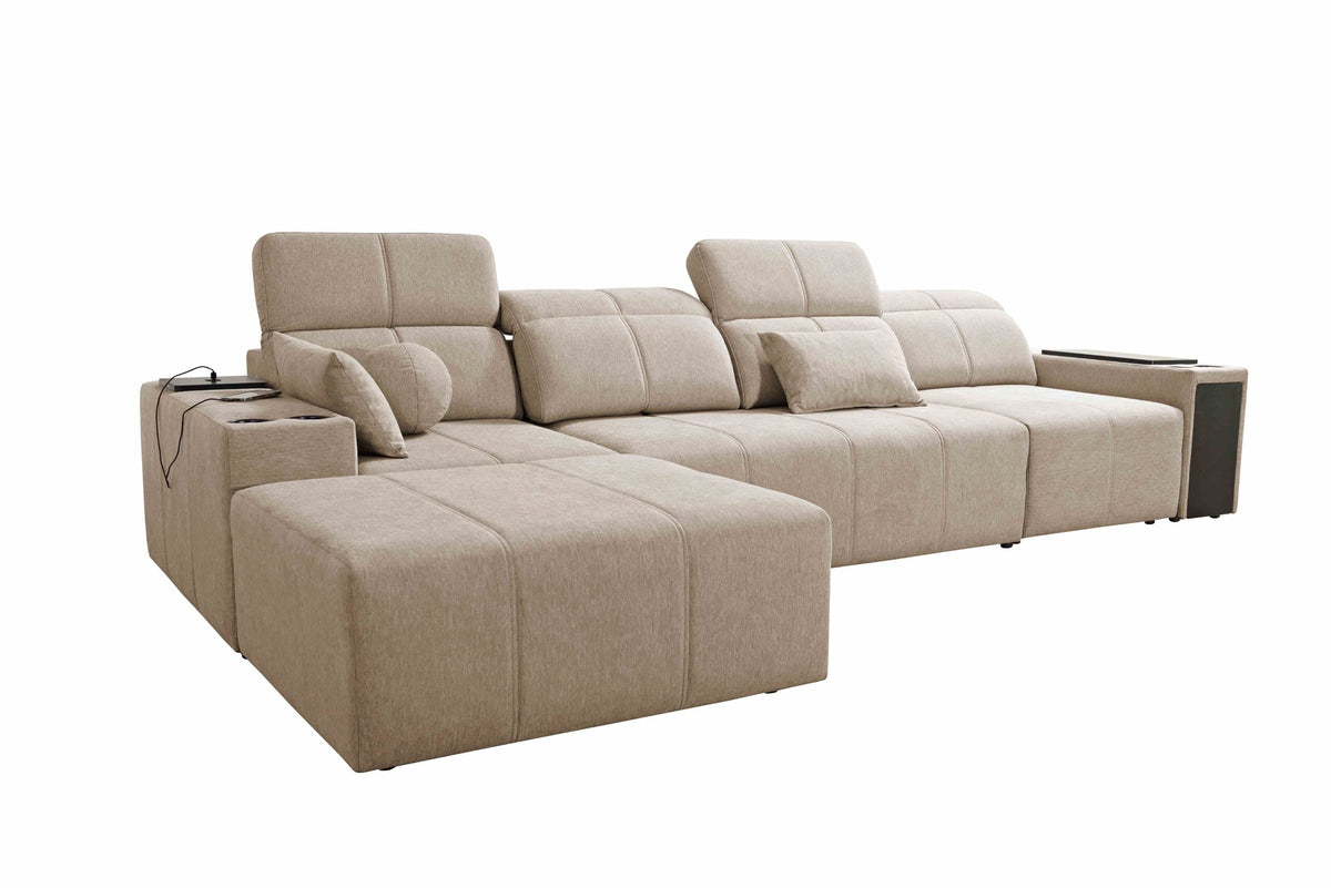Milano XII corner sofa bed – right-hand