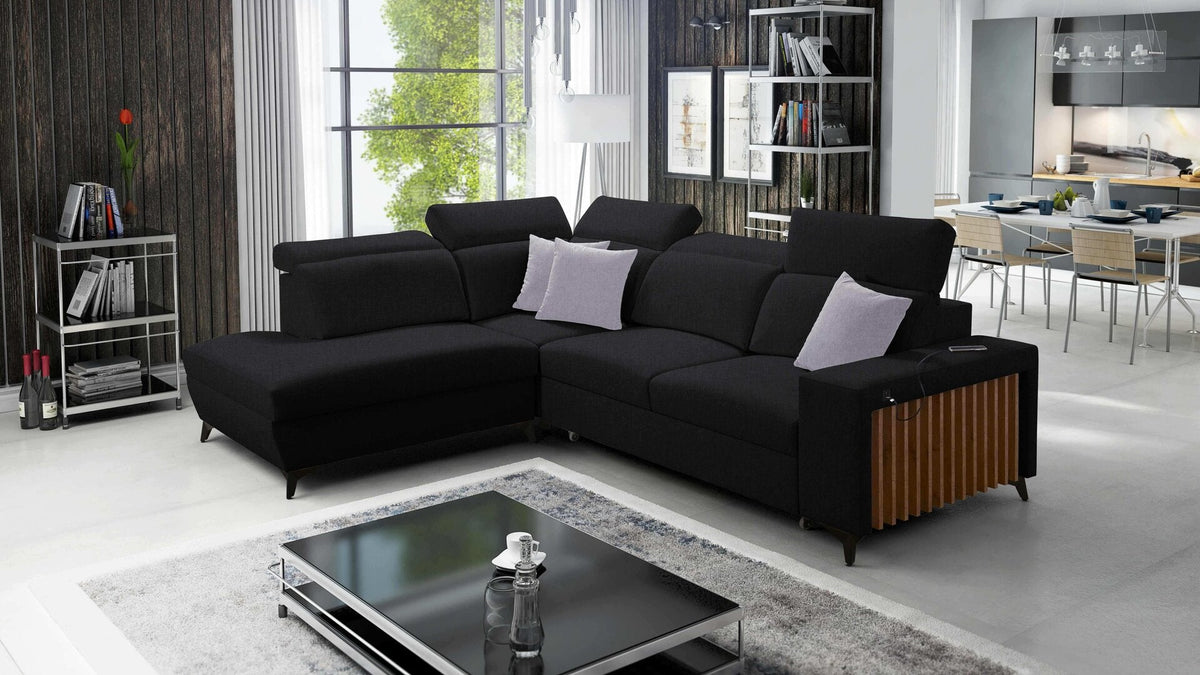Alto VII Mix corner sofa bed – left-hand