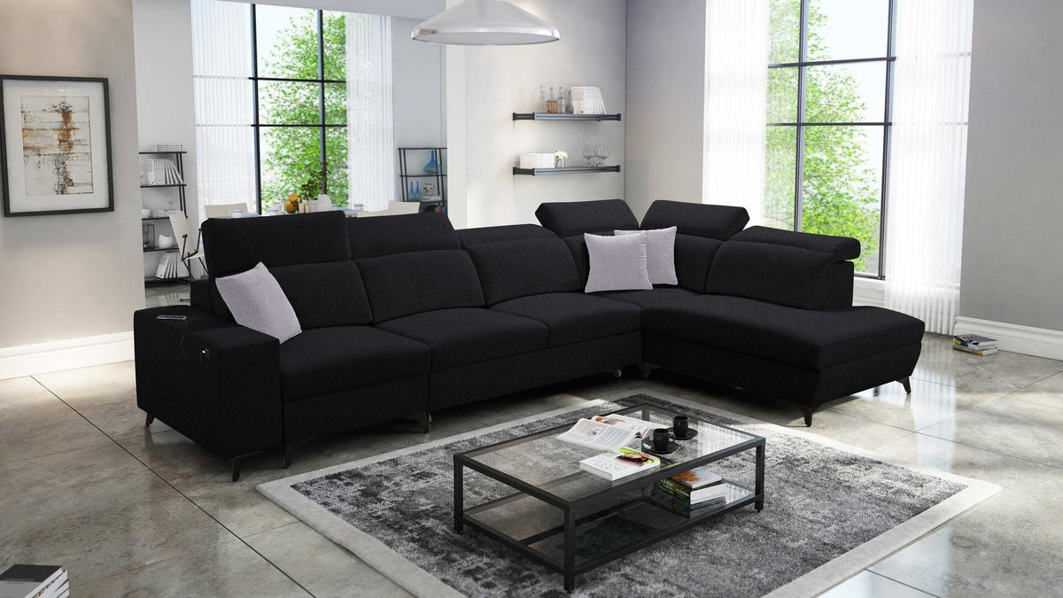 Alto XI Mix corner sofa bed – right-hand