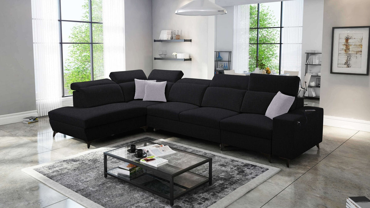 Alto XI Mix corner sofa bed – left-hand
