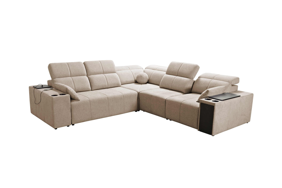 Milano III corner sofa bed – left-hand
