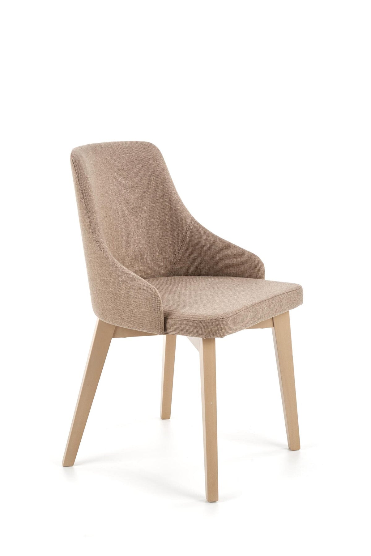 TOLEDO chair sonoma oak / upholstery – Inari 23 – front view – image 1