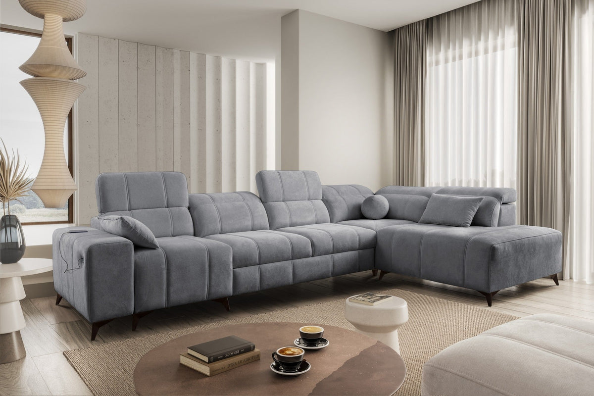 BALLAGIO XI corner sofa bed – left-hand