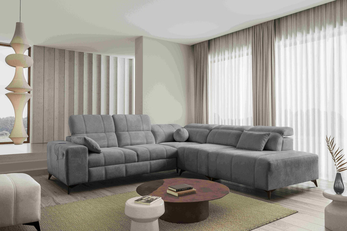 BALLAGIO IX corner sofa bed – left-hand