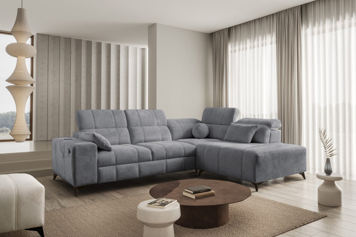 BALLAGIO VII corner sofa bed – left-hand