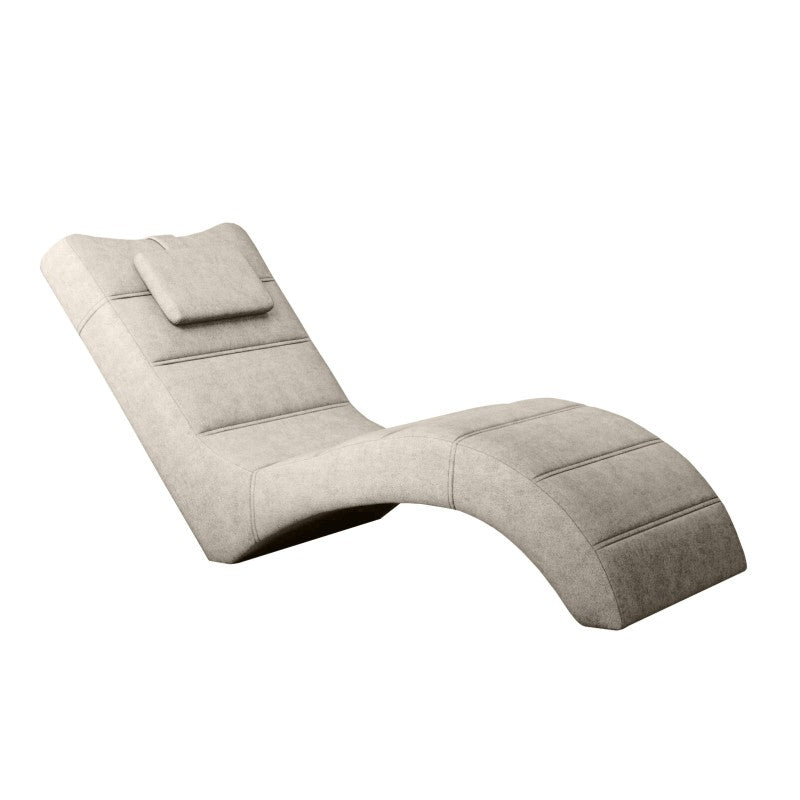 Chaise longue armchair 70 LOS ANGELES for 1 person – Cloud 03 – front view – image 1