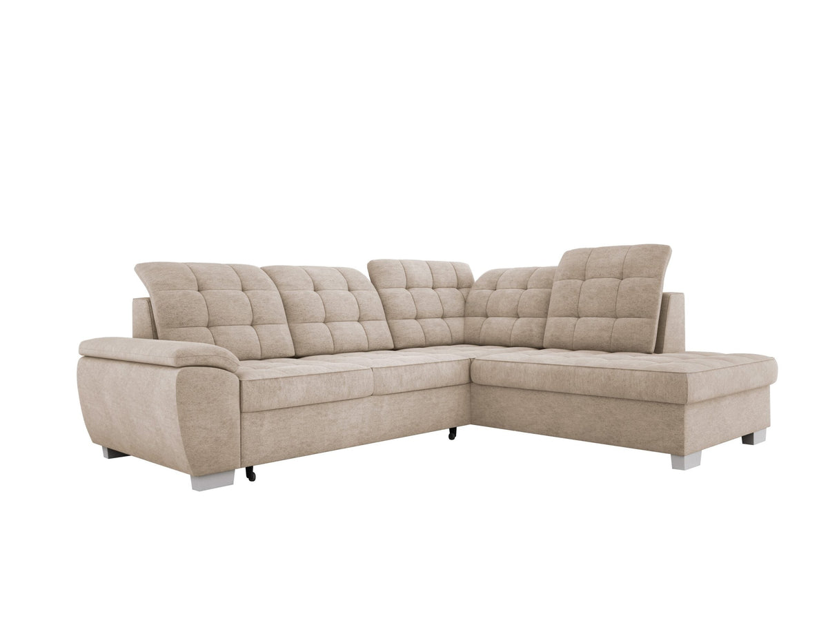 LOTTA L freestanding right-hand corner sofa – Asti 01 – front view – image 1