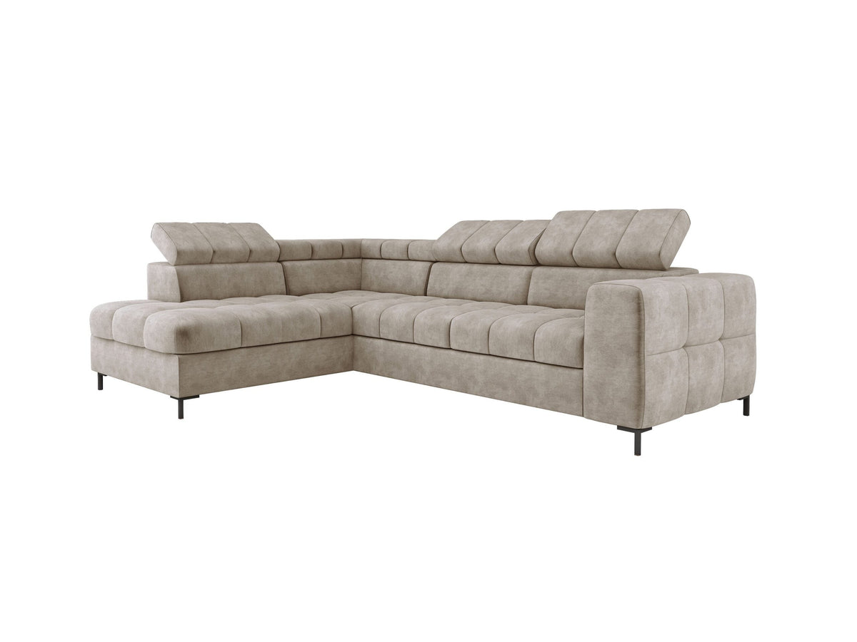 PABLO L-shaped corner sofa bed – Left-hand