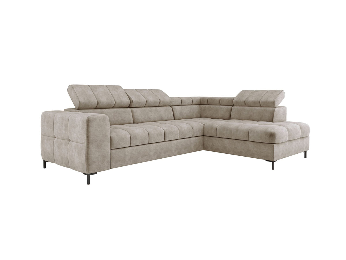 PABLO L-shaped corner sofa bed – Right-hand
