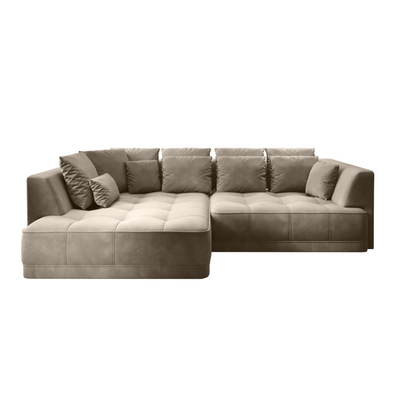 TIGA BOX Left-hand corner sofa bed – seat adjustment
