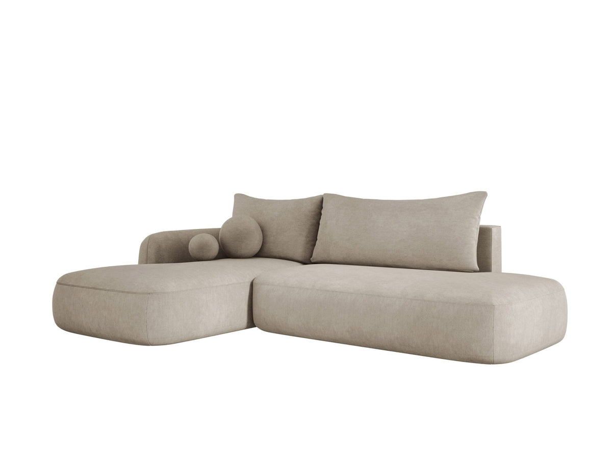 Freestanding corner sofa BABU L arrangement Left – Cloud 03 – front view – image 1