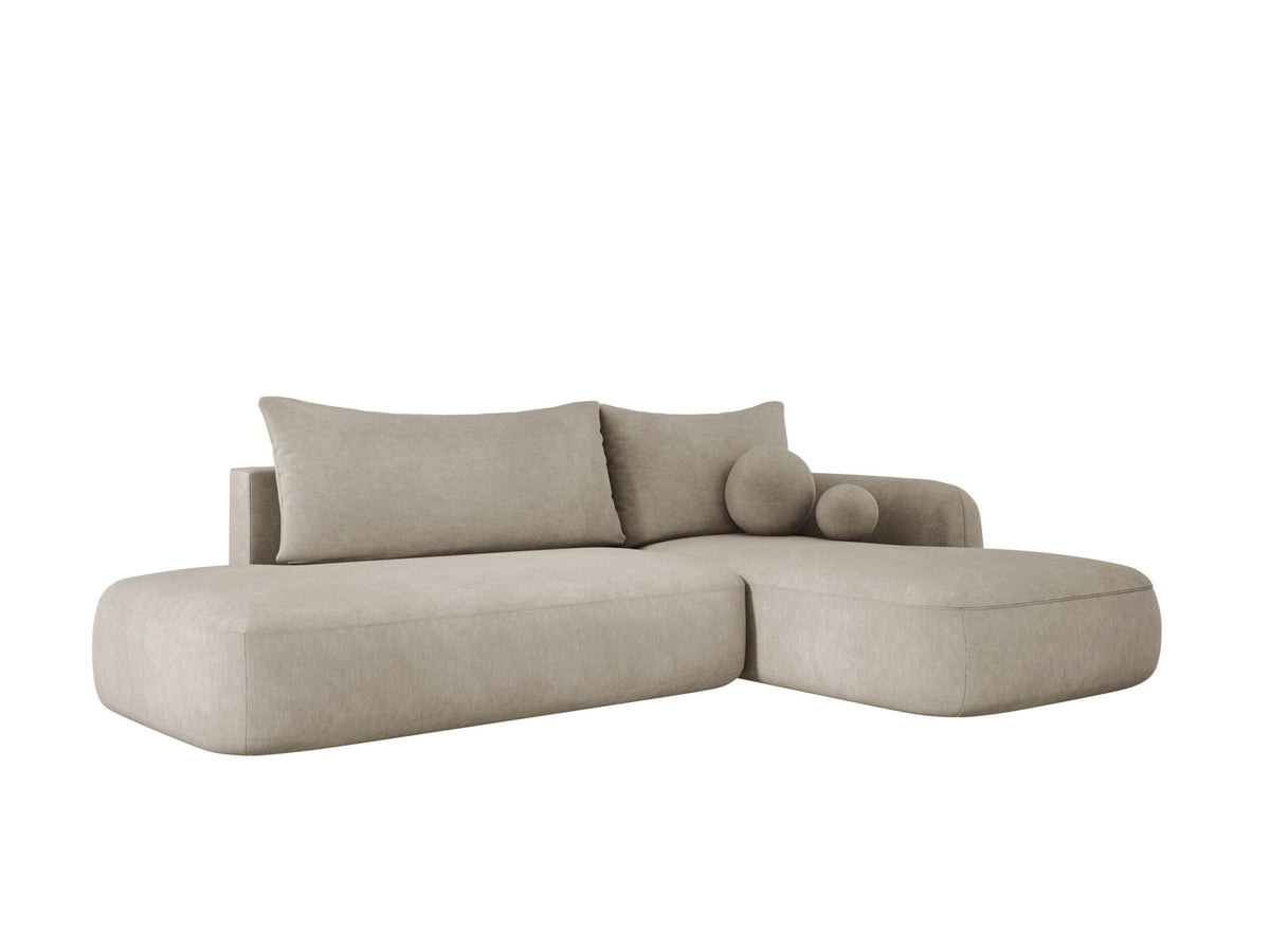 Freestanding corner sofa BABU L arrangement Right – Cloud 03 – front view – image 1