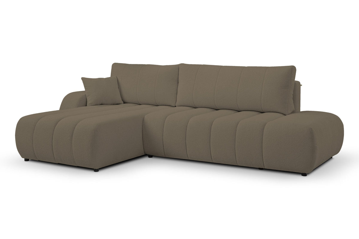 Freestanding corner sofa BALOO Left – Lambi 04 – front view – image 1