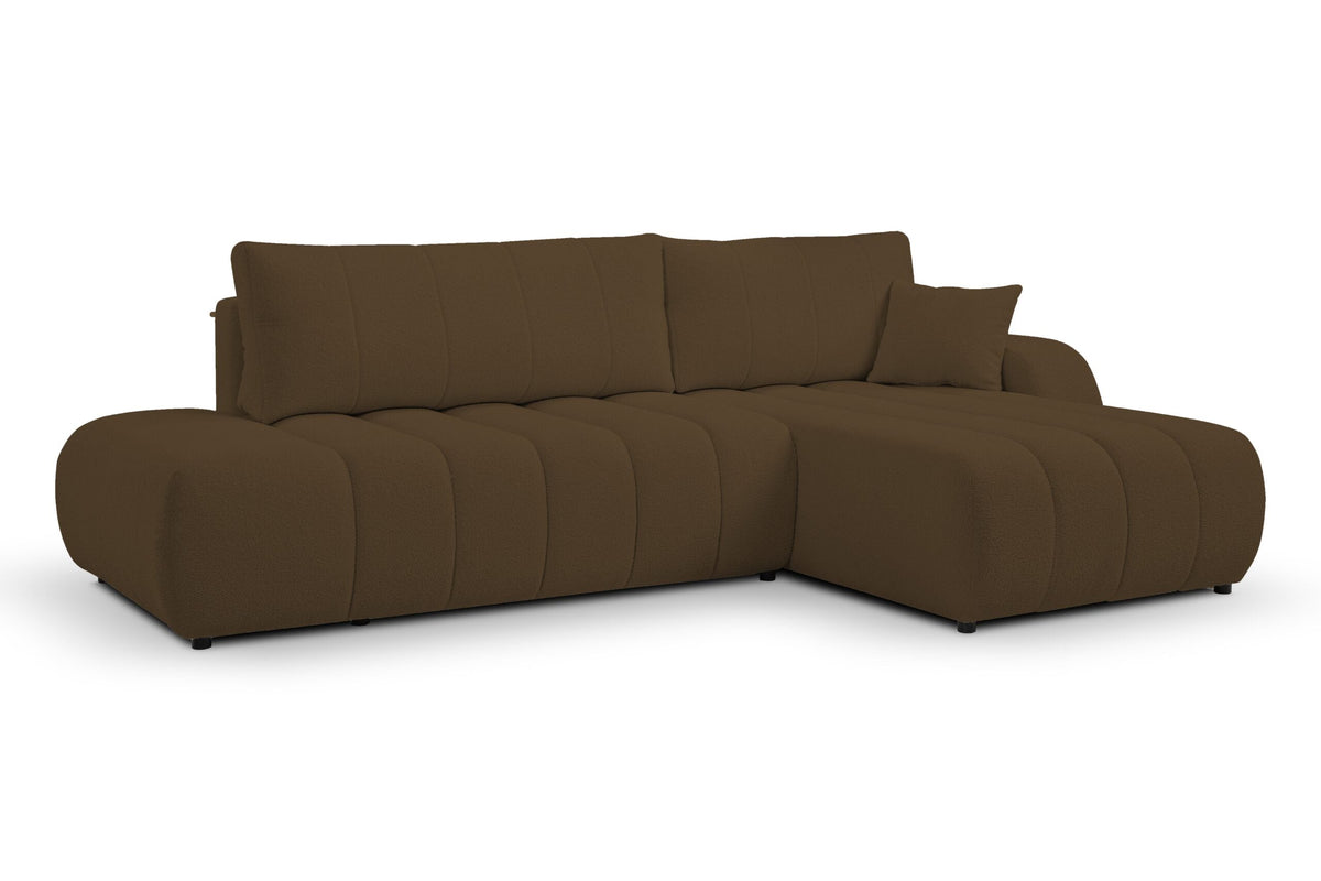 BALOO right freestanding corner sofa – Lambi 04 – front view – image 1
